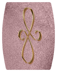 DAREC 601 BZ SH OR Bronze Scroll Shimmer Orchid Background